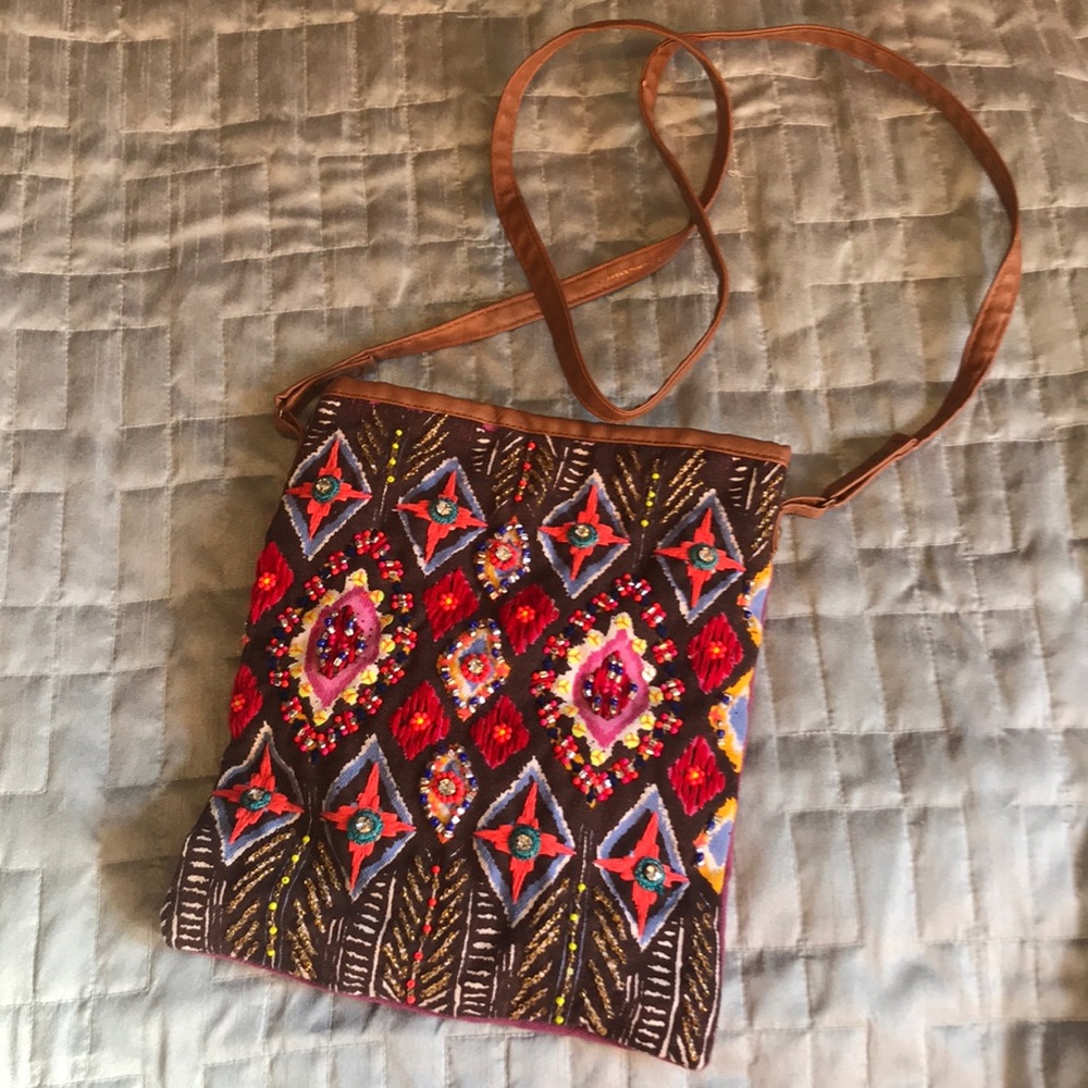 Steve Madden beaded crossbody purse